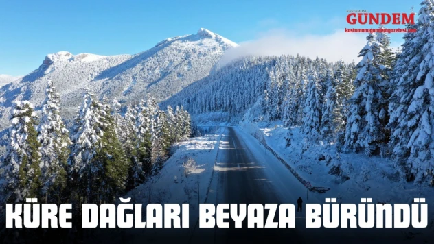 Kar Küre Dağları'nı Beyaza Bürüdü