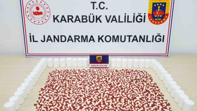 Karabük'te 2 Bin 467 Adet Hap Ele Geçirildi