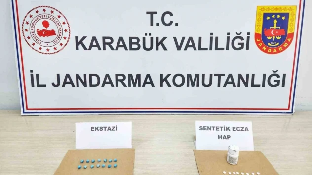 Karabük'te 22 Adet Sentetik Hap Ele Geçirildi