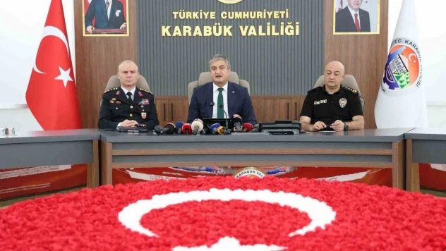 Karabük'te Eylül Ayı Güvenlik Değerlendirme Toplantısı Yapıldı