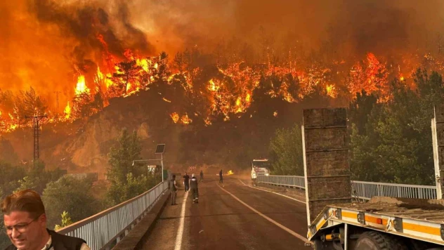 Karabük'te Korkutan Yangın: Her Yer Kıpkırmızı Oldu!