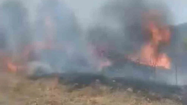 Karabük'te Otluk Alanda Çıkan Yangın Korkuttu