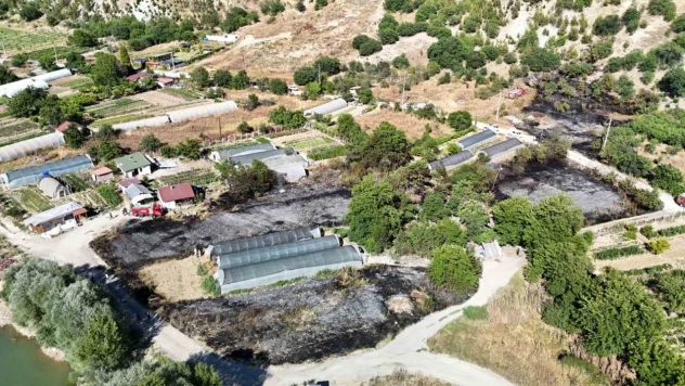 Karabük'te Anız Yangını