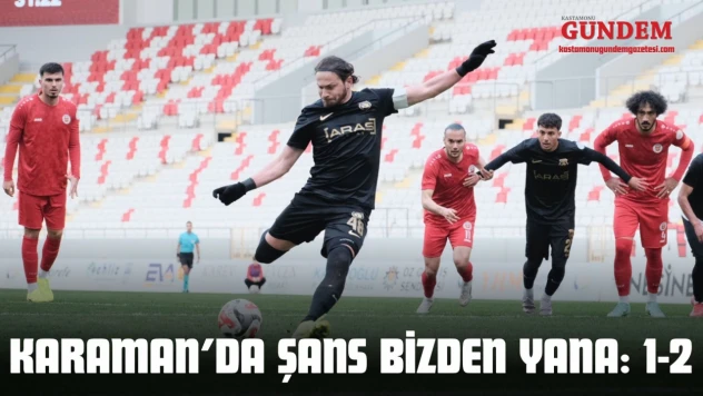 Karaman'da Şans Bizden Yana: 1-2