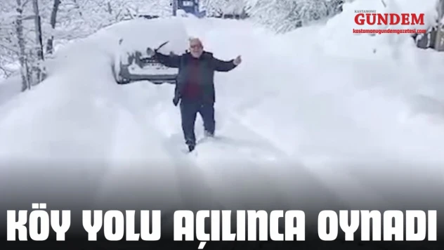 Kardan Kapanan Köy Yolu Açılınca Oynadı