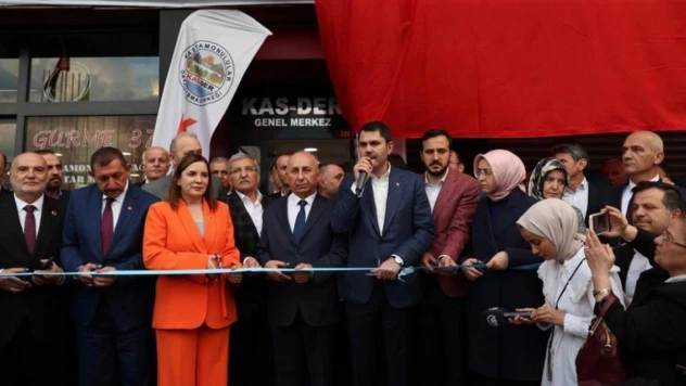 Kas-Der'in merkezine bakanlı açılış