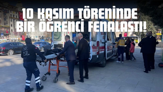Kastamonu'da 10 Kasım Töreninde Bir Öğrenci Fenalaştı