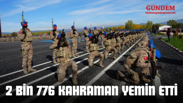 Kastamonu'da 2 Bin 776 Kahraman Yemin Etti