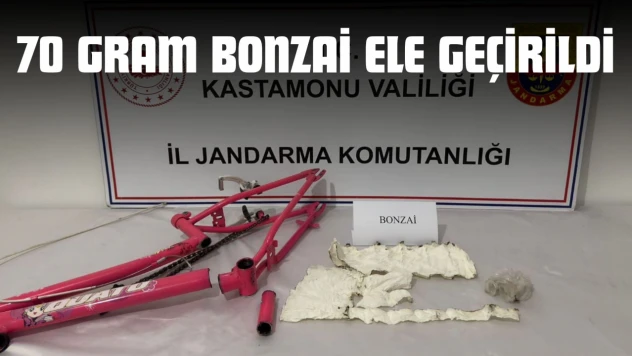 Kastamonu'da 70 Gram Bonzai Ele Geçirildi