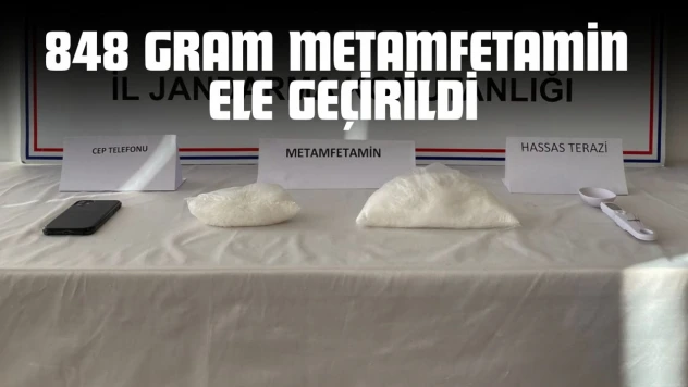 Kastamonu'da 848 Gram Metamfetamin Ele Geçirildi