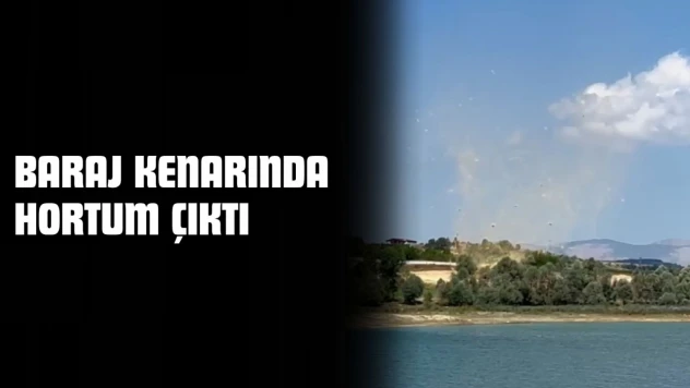 Kastamonu'da Baraj Kenarında Hortum Çıktı