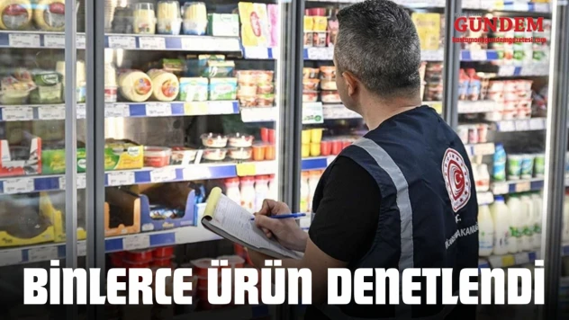 Kastamonu'da Binlerce Ürün Denetlendi