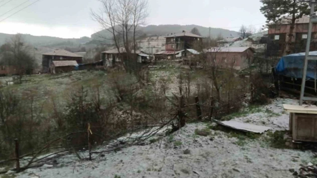 Kastamonu'da Ceviz Büyüklüğünde Dolu Yağdı