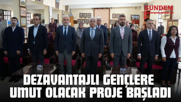 Kastamonu'da Dezavantajlı Gençlere Umut Olacak Proje Başladı