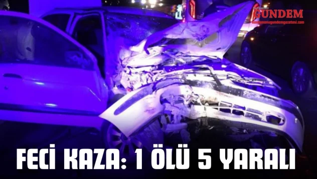 Kastamonu'da Feci Kaza: 1 Ölü 5 Yaralı