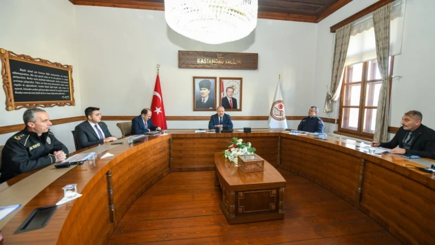 Kastamonu'da Güvenlik ve Asayiş Koordinasyon Toplantısı Yapıldı
