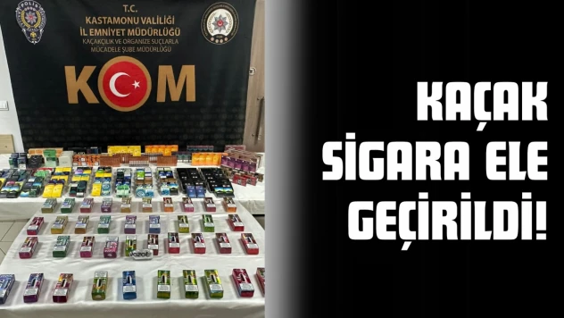 Kastamonu'da Kaçak Sigara Ele Geçirildi!