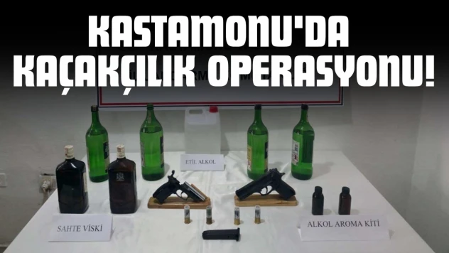 Kastamonu'da Kaçakçılık Operasyonu!