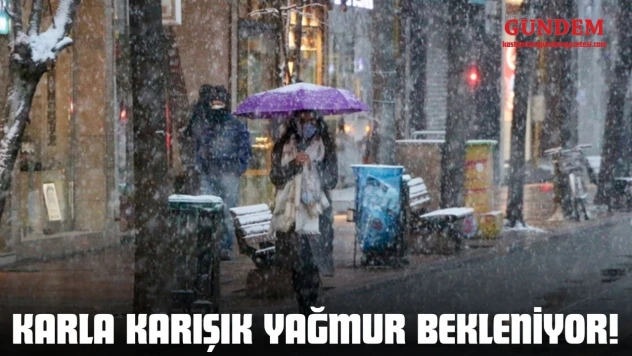 Kastamonu'da Karla Karışık Yağmur Bekleniyor!