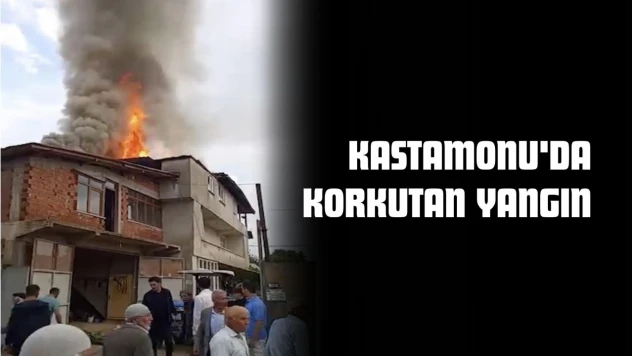 Kastamonu'da Korkutan Yangın