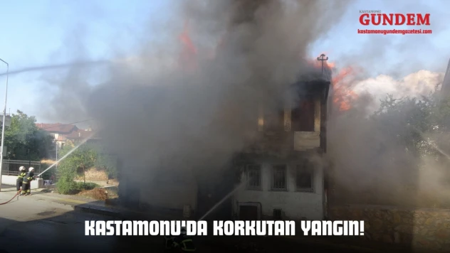 Kastamonu'da Korkutan Yangın!