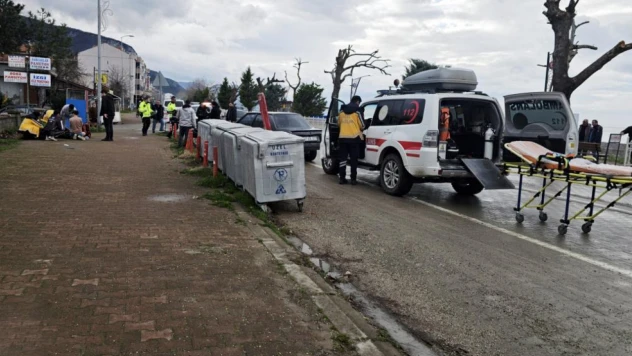 Kastamonu'da Motosiklet İle Otomobil Çarpıştı!