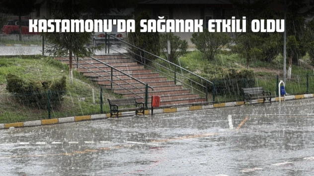 Kastamonu'da Sağanak Etkili Oldu