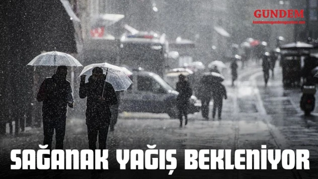 Kastamonu'da Sağanak Yağış Bekleniyor