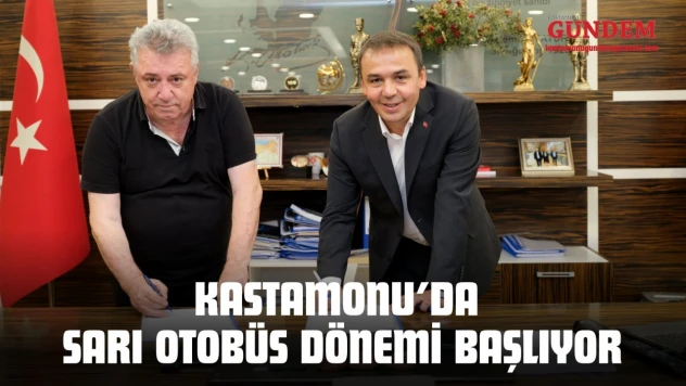 Kastamonu'da Sarı Otobüs Dönemi Başlıyor