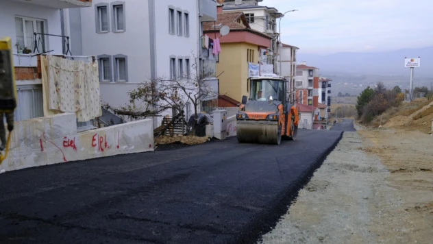 Kastamonu'da Sıcak Asfalt Serim Çalışmaları Tamamlandı