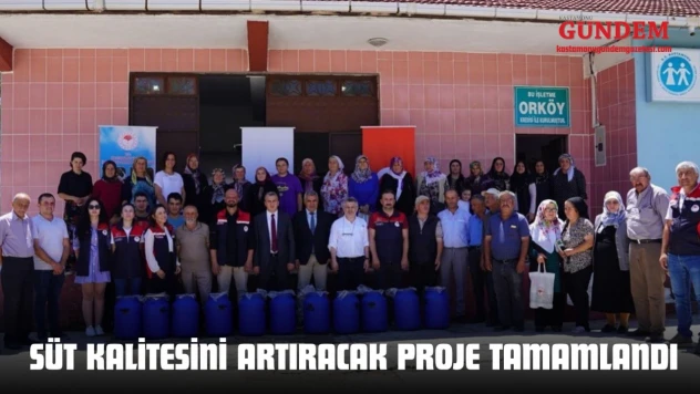 Kastamonu'da Süt Kalitesini Artıracak Proje Tamamlandı