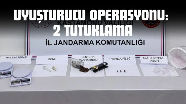Kastamonu'da Uyuşturucu Operasyonu: 2 Tutuklama