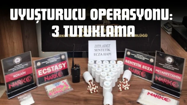 Kastamonu'da Uyuşturucu Operasyonu: 3 Tutuklama