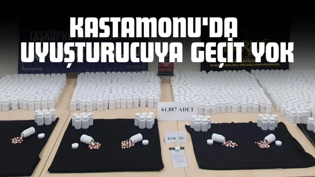 Kastamonu'da Uyuşturucuya Geçit Yok