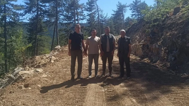 Kastamonu'da Yeni Orman Yolu Çalışmaları İncelendi
