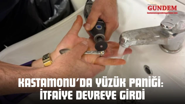 Kastamonu'da Yüzük Paniği: İtfaiye Devreye Girdi