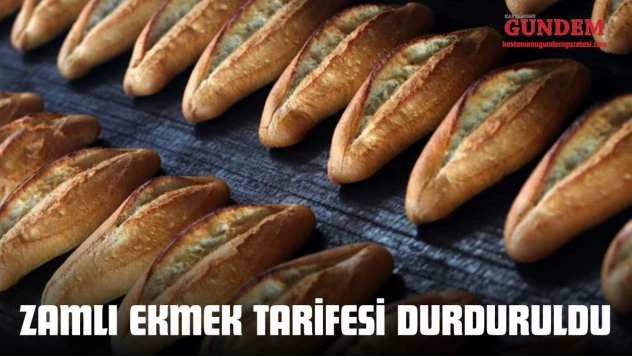 Kastamonu'da Zamlı Ekmek Tarifesi Durduruldu