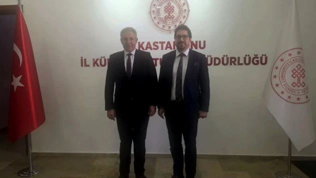 Kastamonu Defterdarı Mehmet Uslu'dan İl Kültür ve Turizm Müdürlüğü'ne Ziyaret
