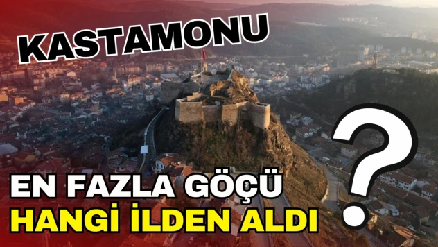 Kastamonu En fazla Göçü Hangi İlden Aldı?
