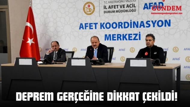 Kastamonu İçin Deprem Gerçeğine Dikkat Çekildi!