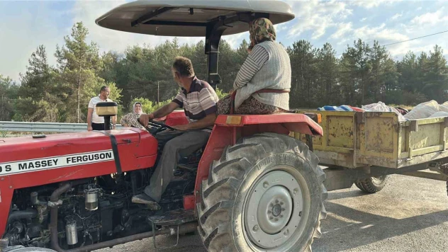 Orman Yangını Sebebiyle 5 Köy Tahliye Edildi