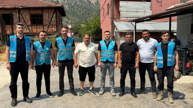 Kastamonu Ülkü Ocakları'ndan Karabük'teki Yangın Bölgesine Destek