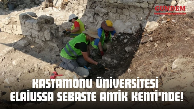 Kastamonu Üniversitesi Elaiussa Sebaste Antik Kenti'nde