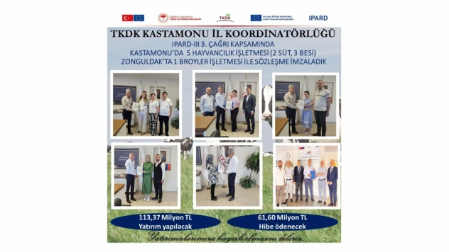 Kastamonu ve Zonguldak'a 113 Milyonluk Tarım Desteği