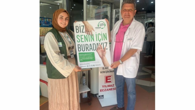 Kastamonu Yeşilay'dan Eczanelere Bağımlılıkla Mücadele Ziyareti