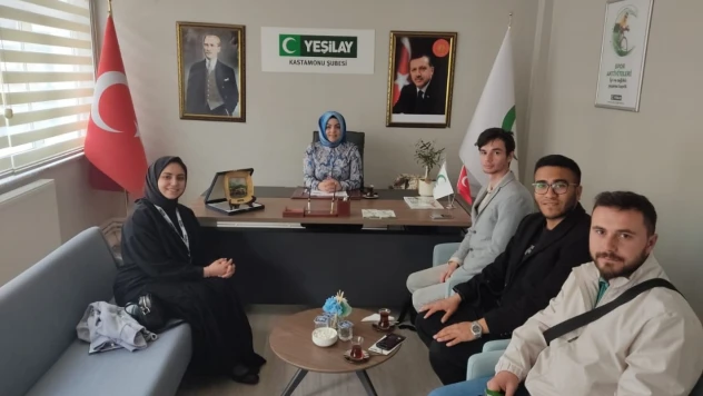 Kastamonu Yeşilay Şubesi'ne Ziyaretler Devam Ediyor