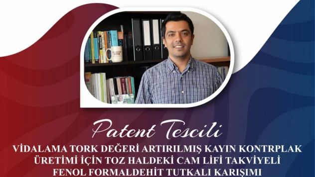 Kayın Kontrplak Üretimine Yönelik Patent Tescillendi