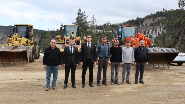 Kaymakam Çakır'dan Karla Mücadele Ekiplerine Ziyaret Ve Teşekkür