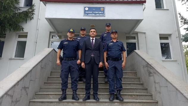 Kaymakam Karaselvi'den Jandarma Komutanlığına Ziyaret