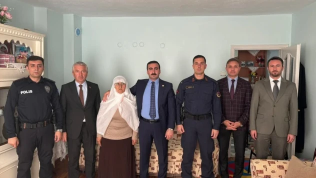 Kaymakam Şahin'den Şehit Ailesine Ziyaret